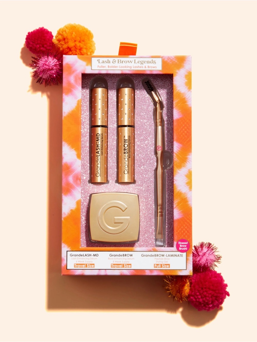 Grande Cosmetics Lash & Brows Legends Set NIB